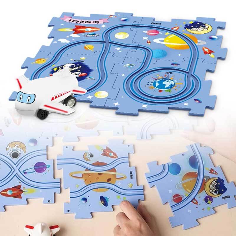 Build Your Own Train Set with Tracks and Buildings