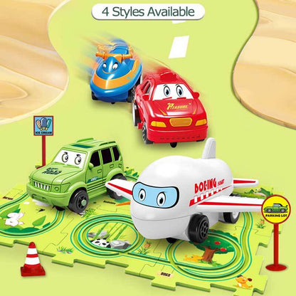 Build Your Own Train Set with Tracks and Buildings