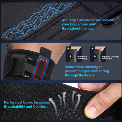 Supportive Hinged Knee Support For Injury Recovery