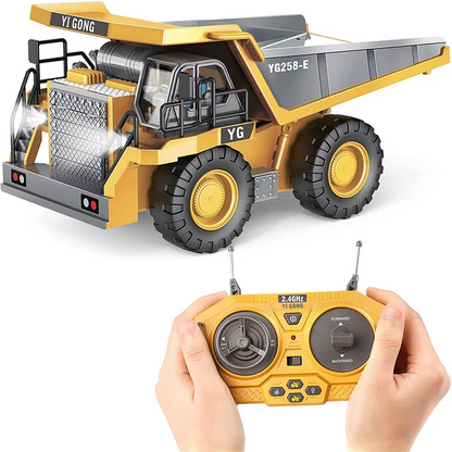 Remote Control Truck - 2 in 1 Stunt Excavator