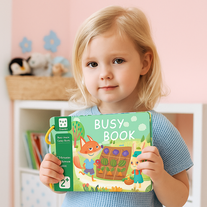 Interactive Kids Learning Activity Book