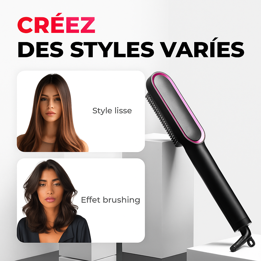 Easy Glide Hair Straightening Brush