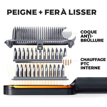 Easy Glide Hair Straightening Brush