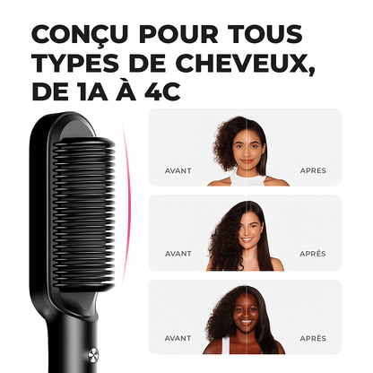 Easy Glide Hair Straightening Brush