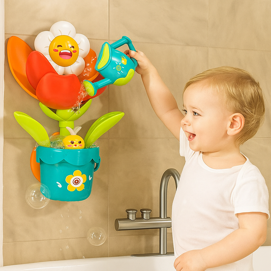 Colorful Kids Bath Play Set with Spray Can - Befez