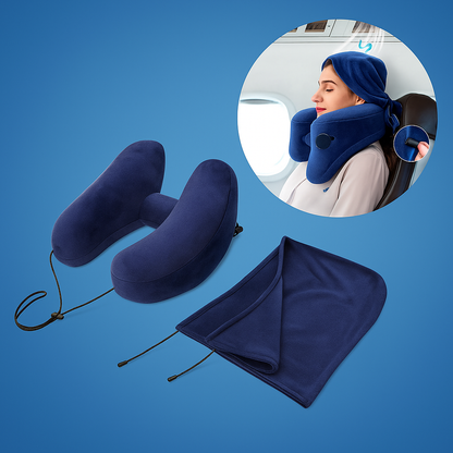 Cozy Travel Pillow with Soft Hood and Neck Support - Befez