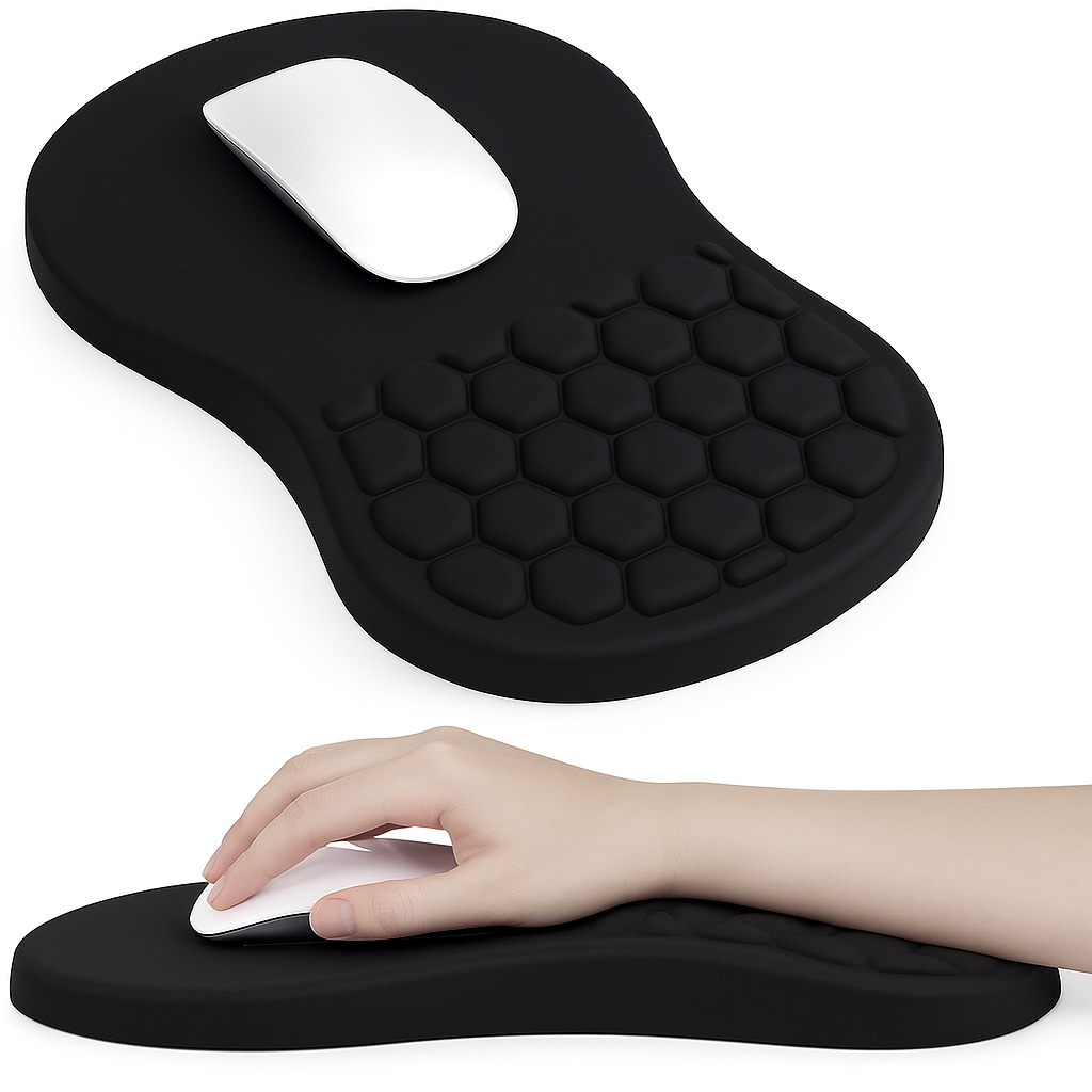 Ergonomic Wrist Rest Mouse Pad for Computer Work