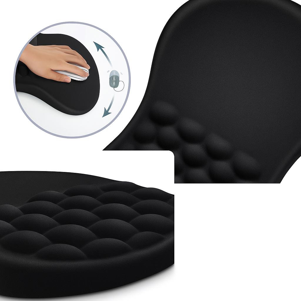Ergonomic Wrist Rest Mouse Pad for Computer Work