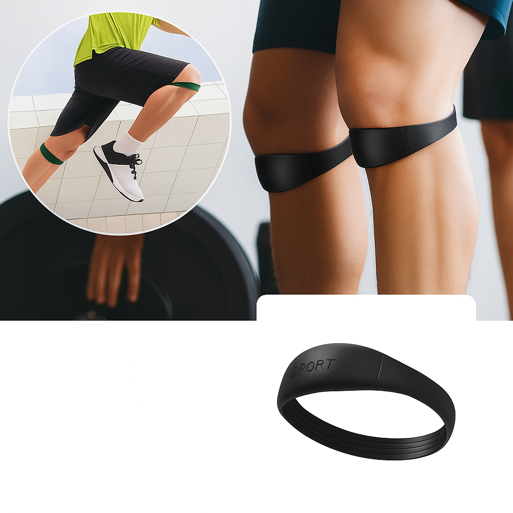 Supportive Sports Knee Sleeve - Silicone Grip Compression Wrap