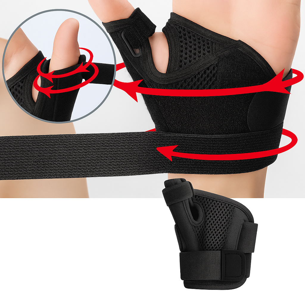 Comfortable Wrist Support Strap for Tendonitis Relief