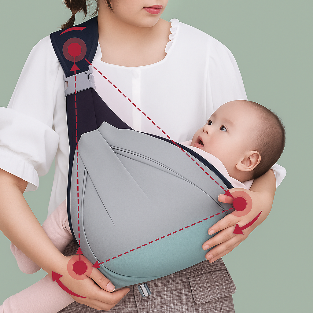 Comfortable Baby Carrier Wrap for Newborns