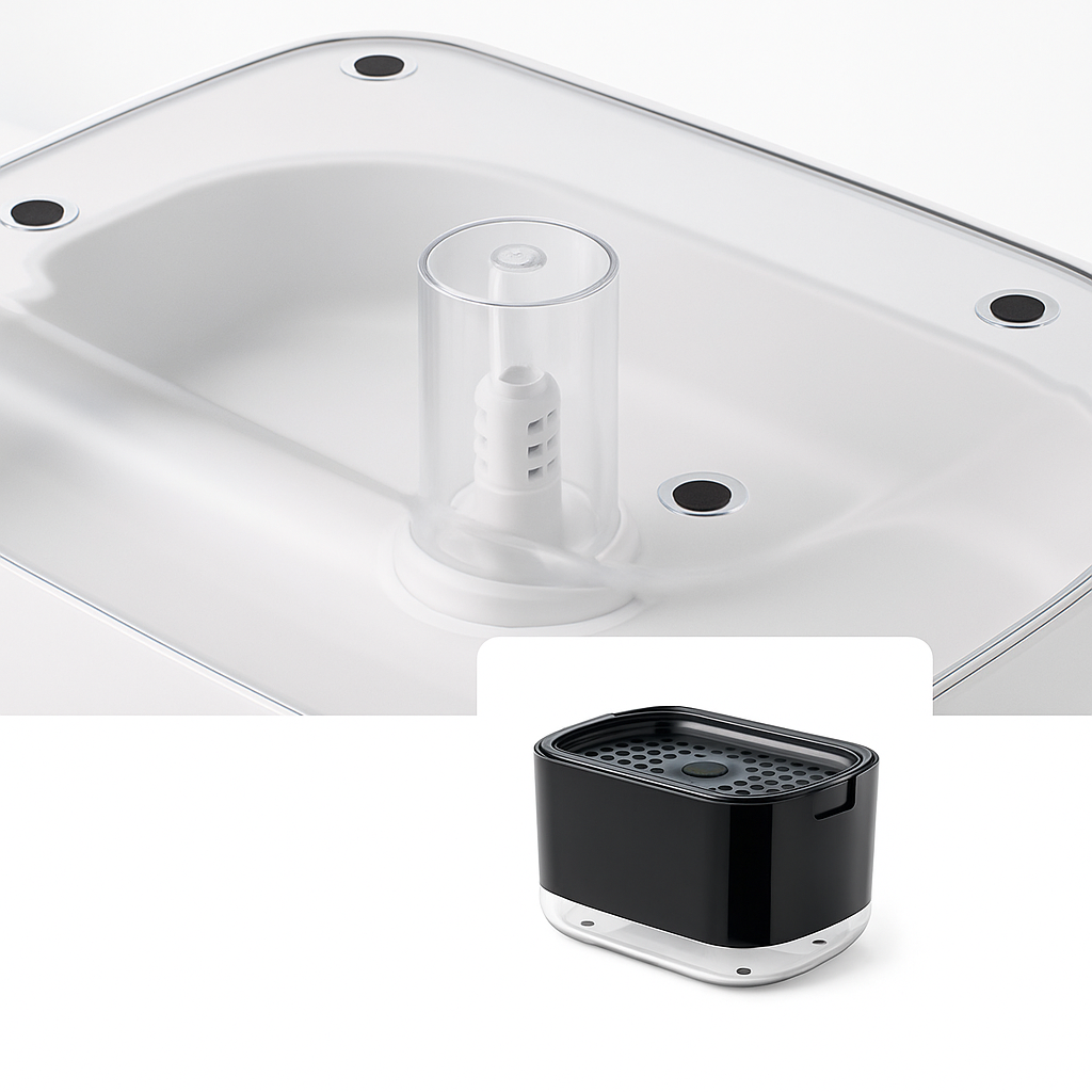 Space Saving Silicone Kitchen Sink Organizer Tray