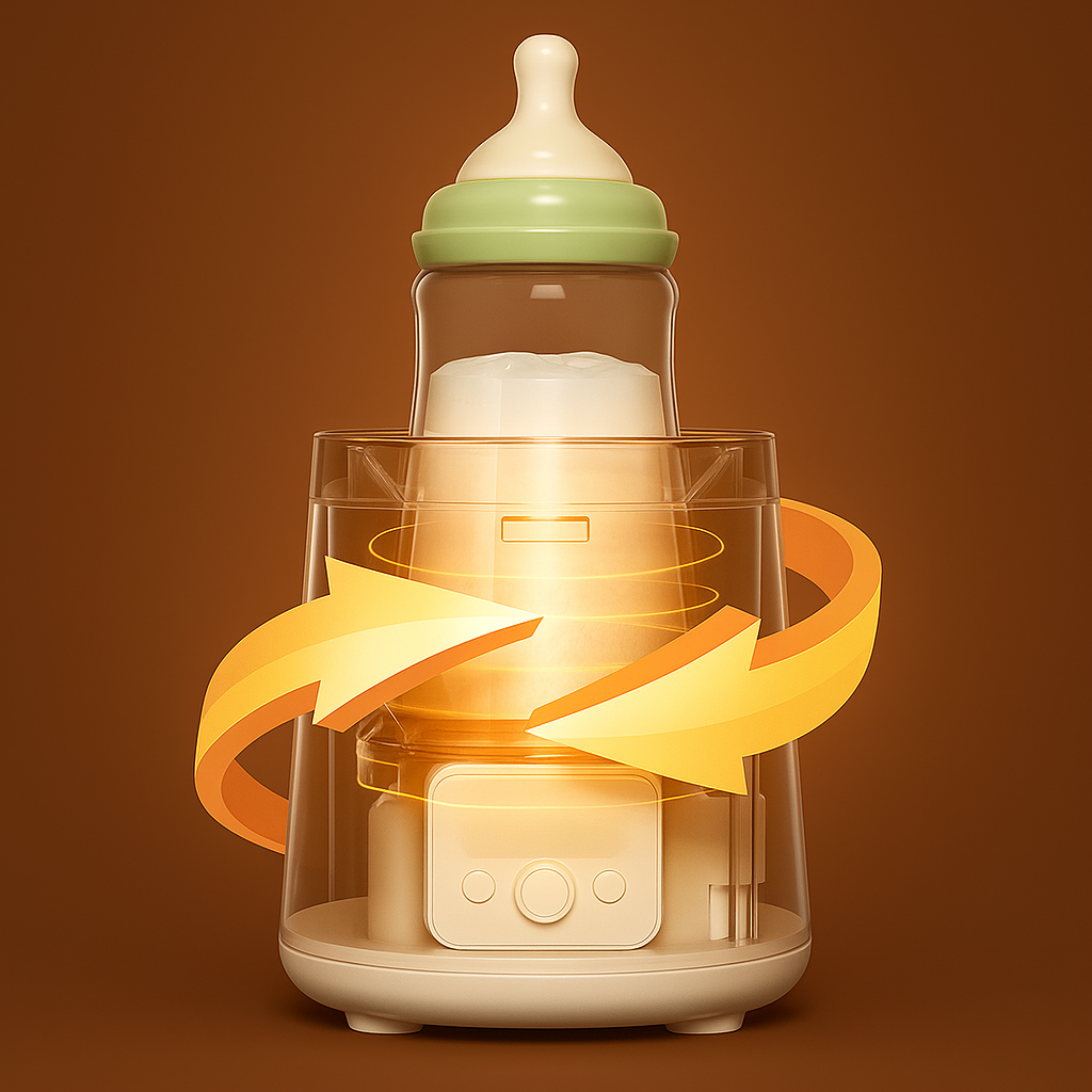 Easy Clean Baby Bottle Shaker - Quiet Electric Design