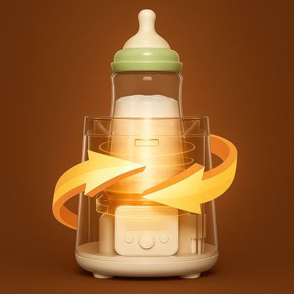 Easy Clean Baby Bottle Shaker - Quiet Electric Design
