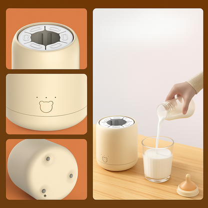 Easy Clean Baby Bottle Shaker - Quiet Electric Design