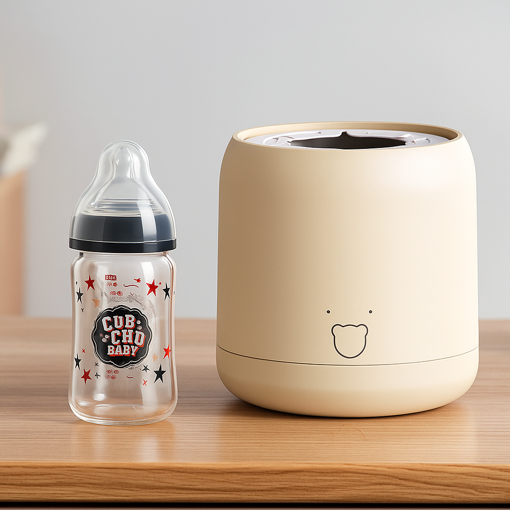 Easy Clean Baby Bottle Shaker - Quiet Electric Design