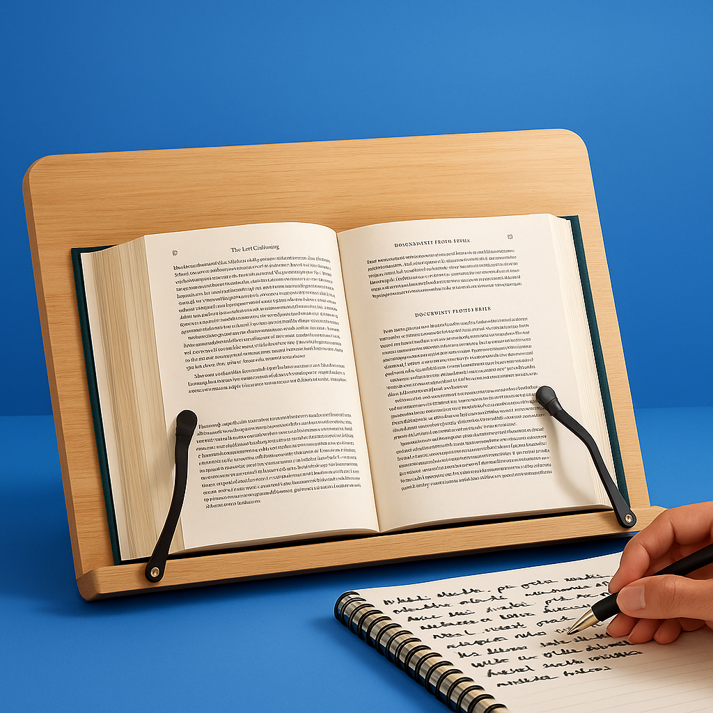 Compact Wooden Bookstand for Tablets and Cookbooks - Befez