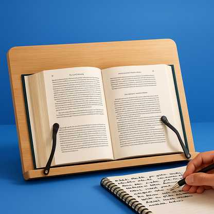 Compact Wooden Bookstand for Tablets and Cookbooks - Befez