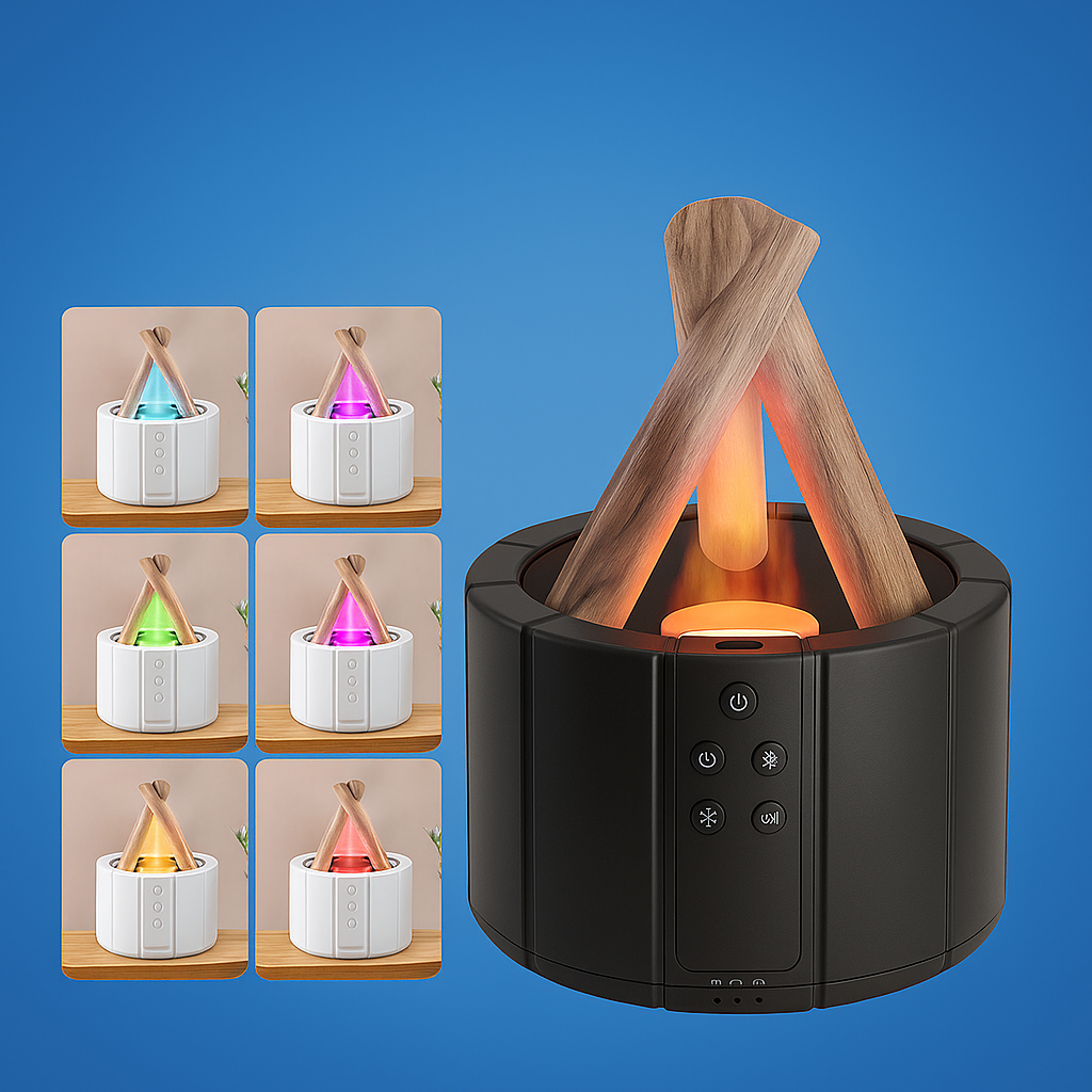 Soothing Cool Mist Humidifier with Night Light and Aromatherapy - Befez