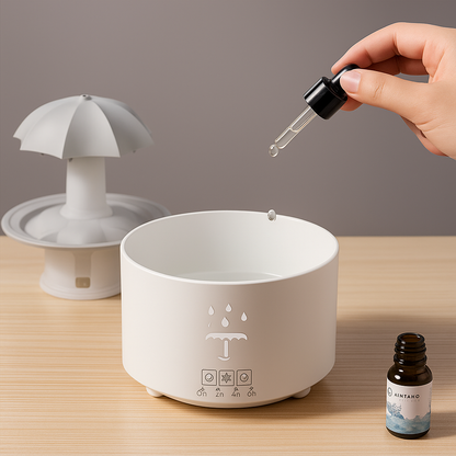 Cool Mist Night Lamp - Quiet Humidifier for Bedroom