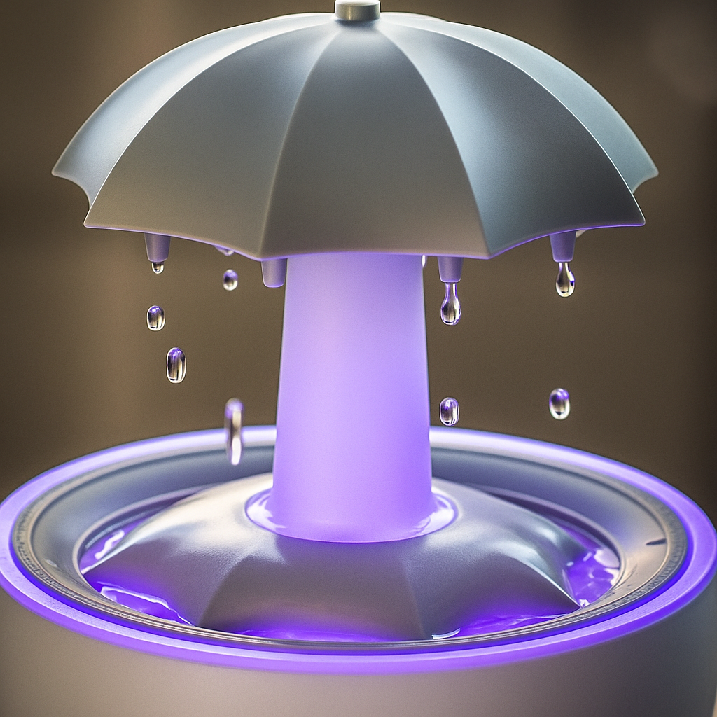 Cool Mist Night Lamp - Quiet Humidifier for Bedroom