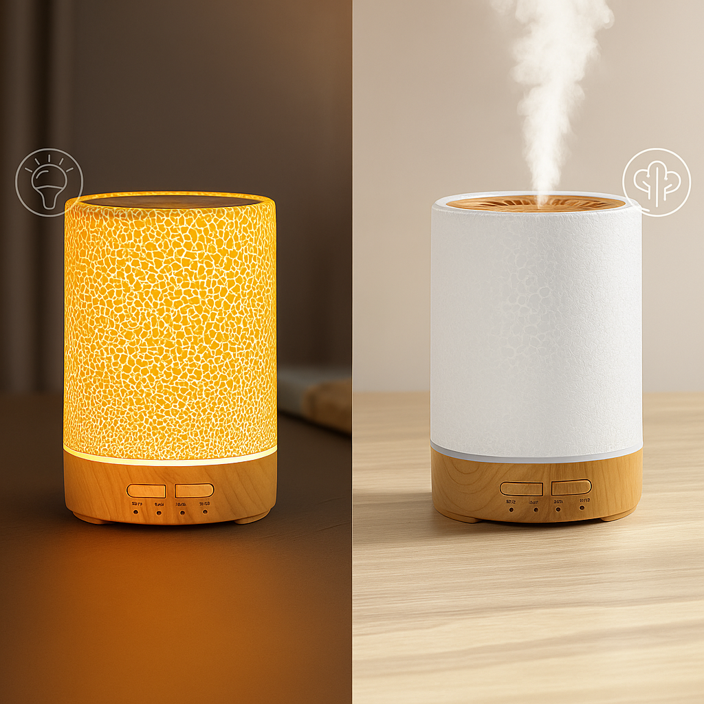 Calming Aroma Diffuser with Soft LED Nightlight