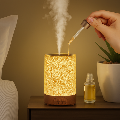 Calming Aroma Diffuser with Soft LED Nightlight