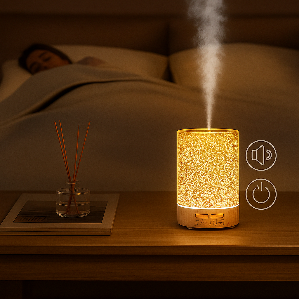Calming Aroma Diffuser with Soft LED Nightlight
