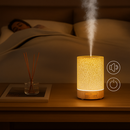 Calming Aroma Diffuser with Soft LED Nightlight