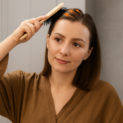Gentle Scalp Massager - Soft Bristle - Healthy Shiny Hair