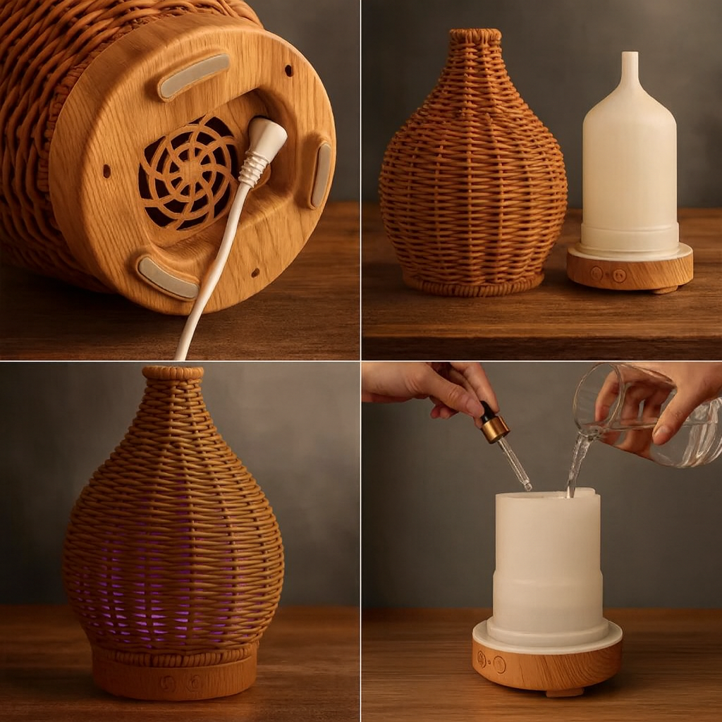 Compact Aroma Diffuser for Home and Baby Room