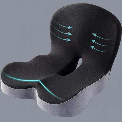 Back support cushion for office and car use