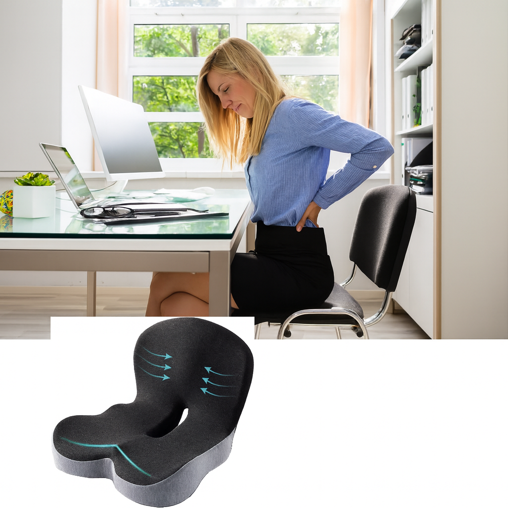 Back support cushion for office and car use