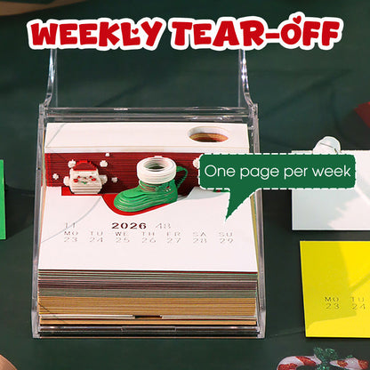Fun Holiday Desk Calendar
