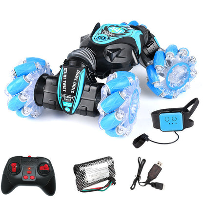 Dual Mode RC Stunt Car with Hand Control