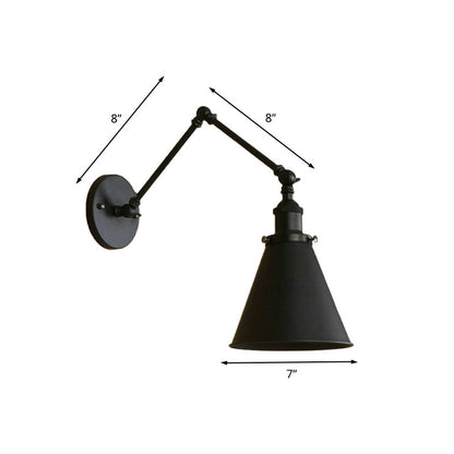 Rustic Metal Wall Light Fixture