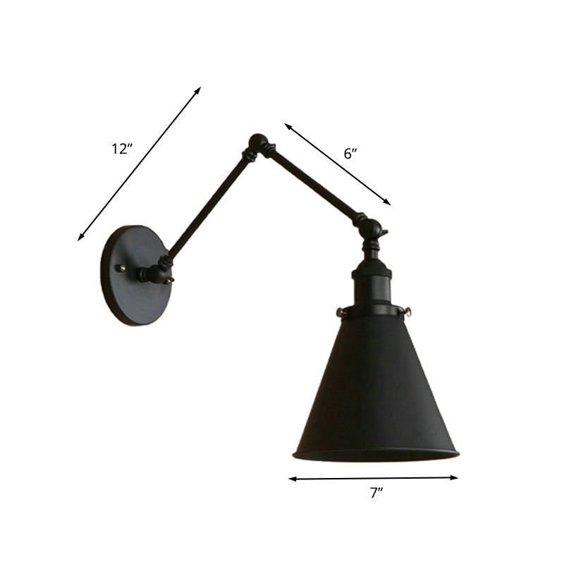 Rustic Metal Wall Light Fixture
