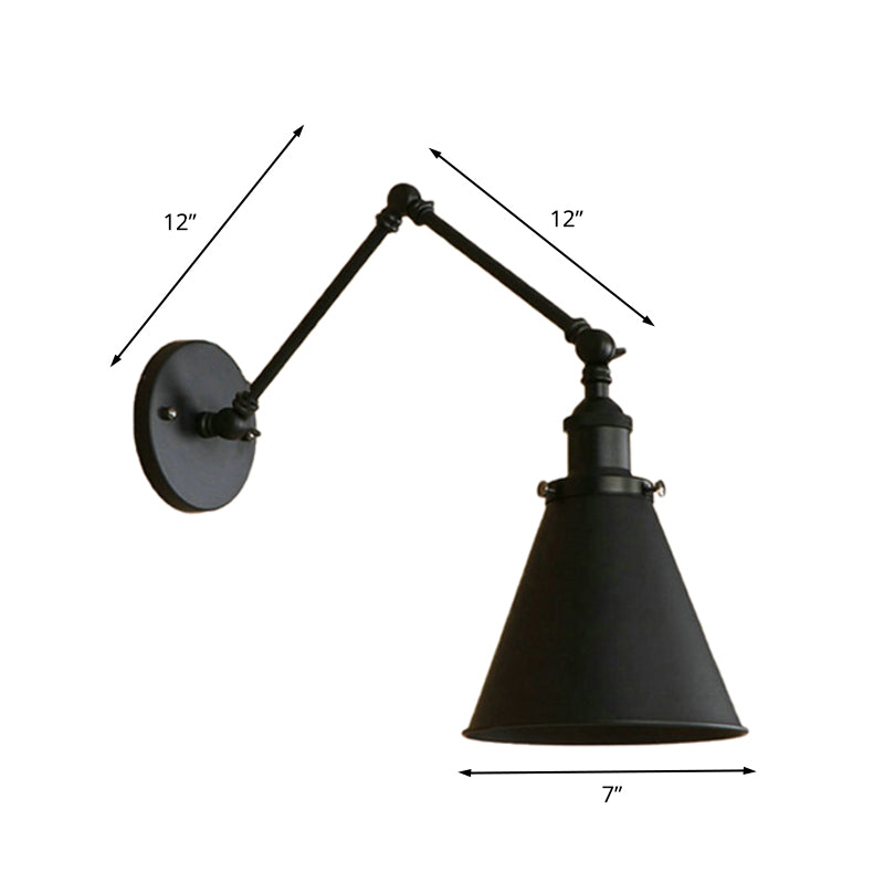 Rustic Metal Wall Light Fixture