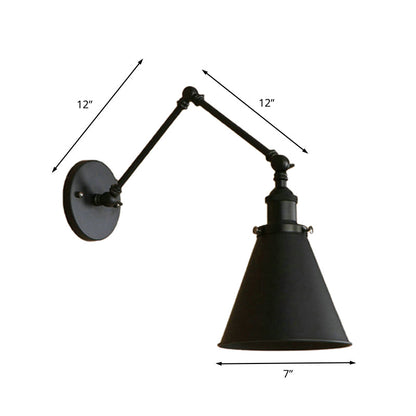 Rustic Metal Wall Light Fixture