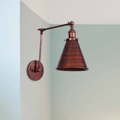 Rustic Metal Wall Light Fixture