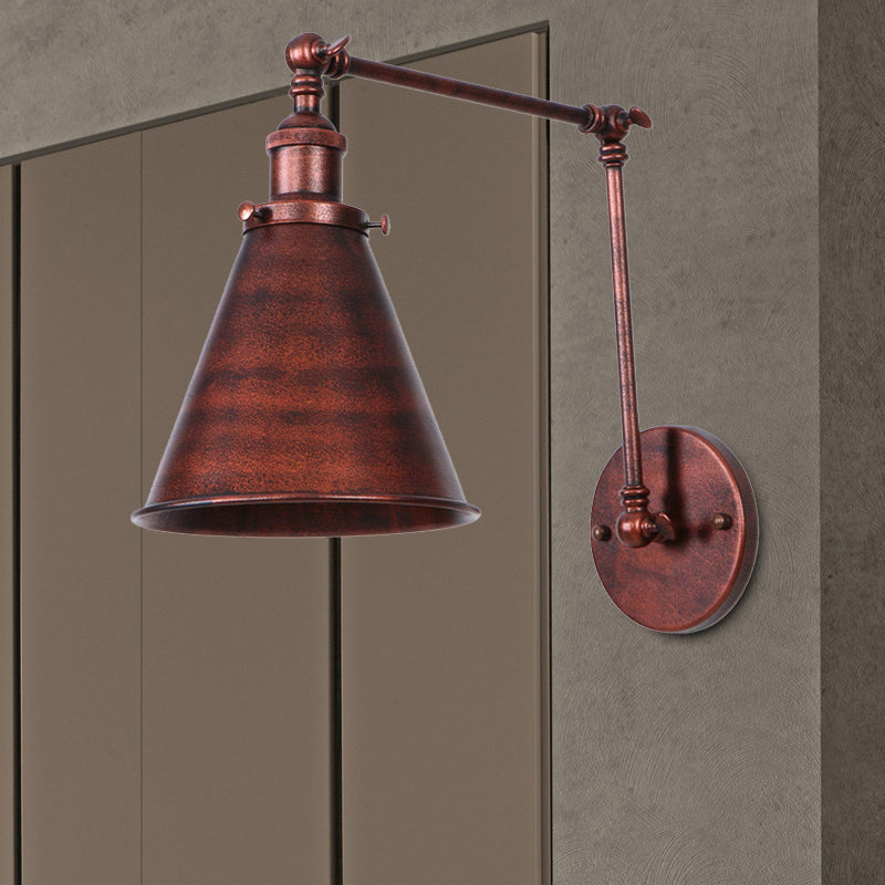 Rustic Metal Wall Light Fixture