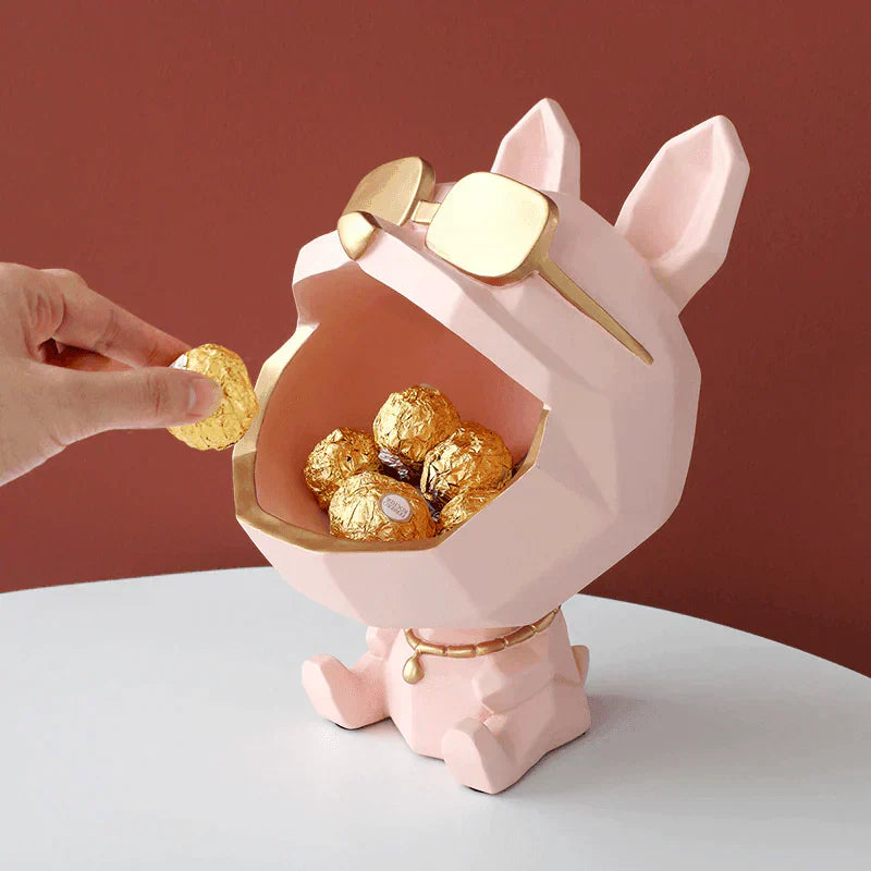 Stylish Pet Figurine Display Bowl