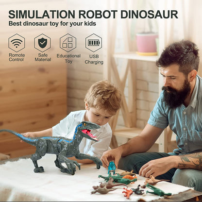 Remote Control Realistic Dinosaur Toy Velociraptor