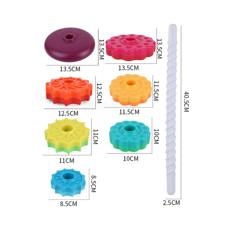 Fun Learning Colorful Tower Toy