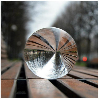 Clear Glass Crystal Ball for Photography