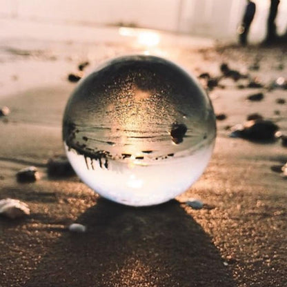 Clear Glass Crystal Ball for Photography