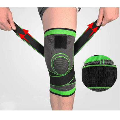 Supportive Elastic Knee Wrap Sleeve