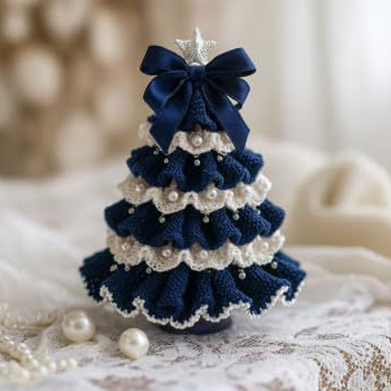 Pretty Handmade Crochet Christmas Trees
