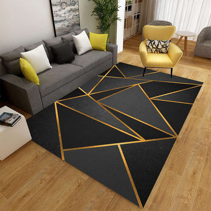 Stylish 3D Pattern Rug, Durable Polypropylene Floor Mat