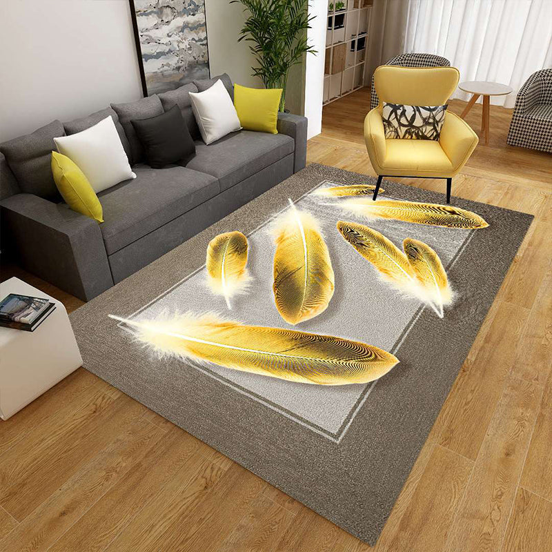 Stylish 3D Pattern Rug, Durable Polypropylene Floor Mat
